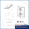 135 degree glass to Glass Door Pivot shower Hinge with stain/mirror finish